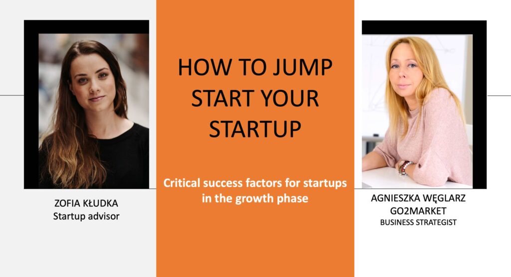 How to jumpstart your startup. Critical success factors for startups